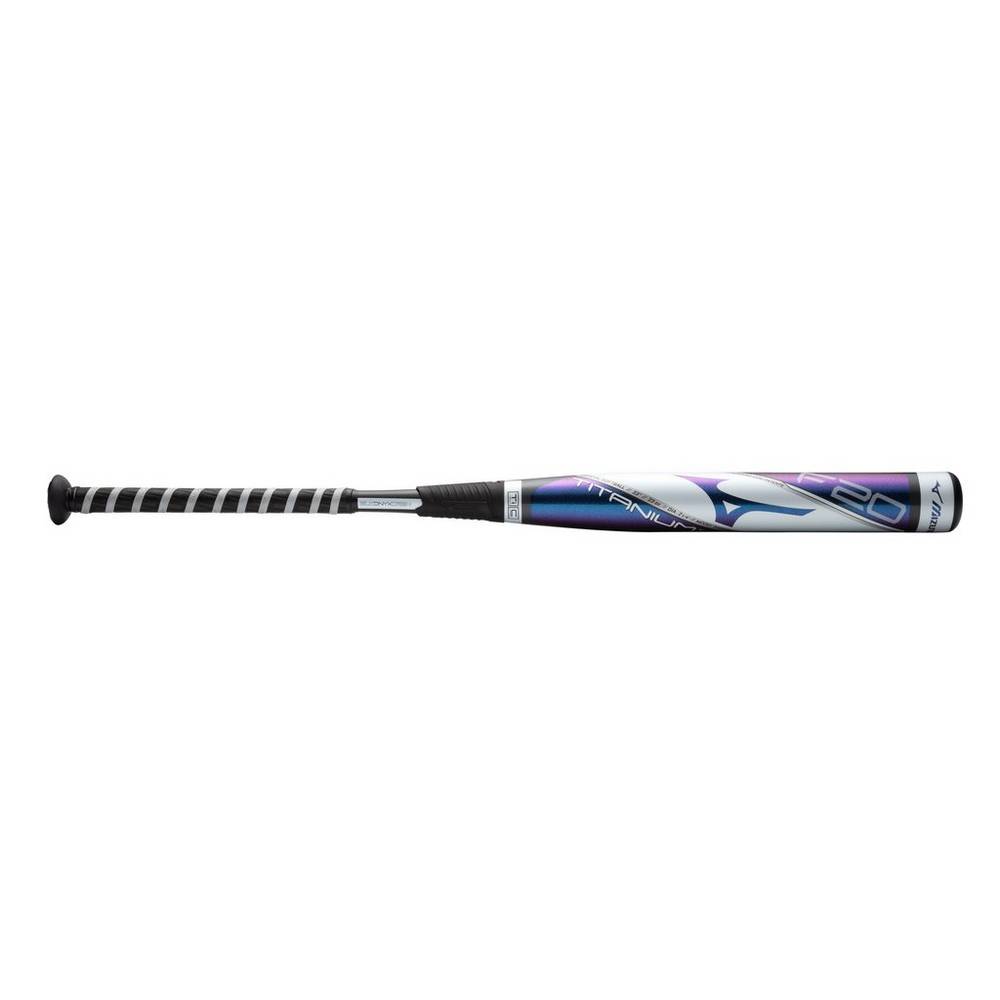 Damske Bejzbalova Pálka Mizuno F20-TITANIUM - Fastpitch (-10) Softball Biele Vypredaj NXID52839